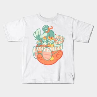 Feed Your Imagination - Bird Brain - Creativity Kids T-Shirt